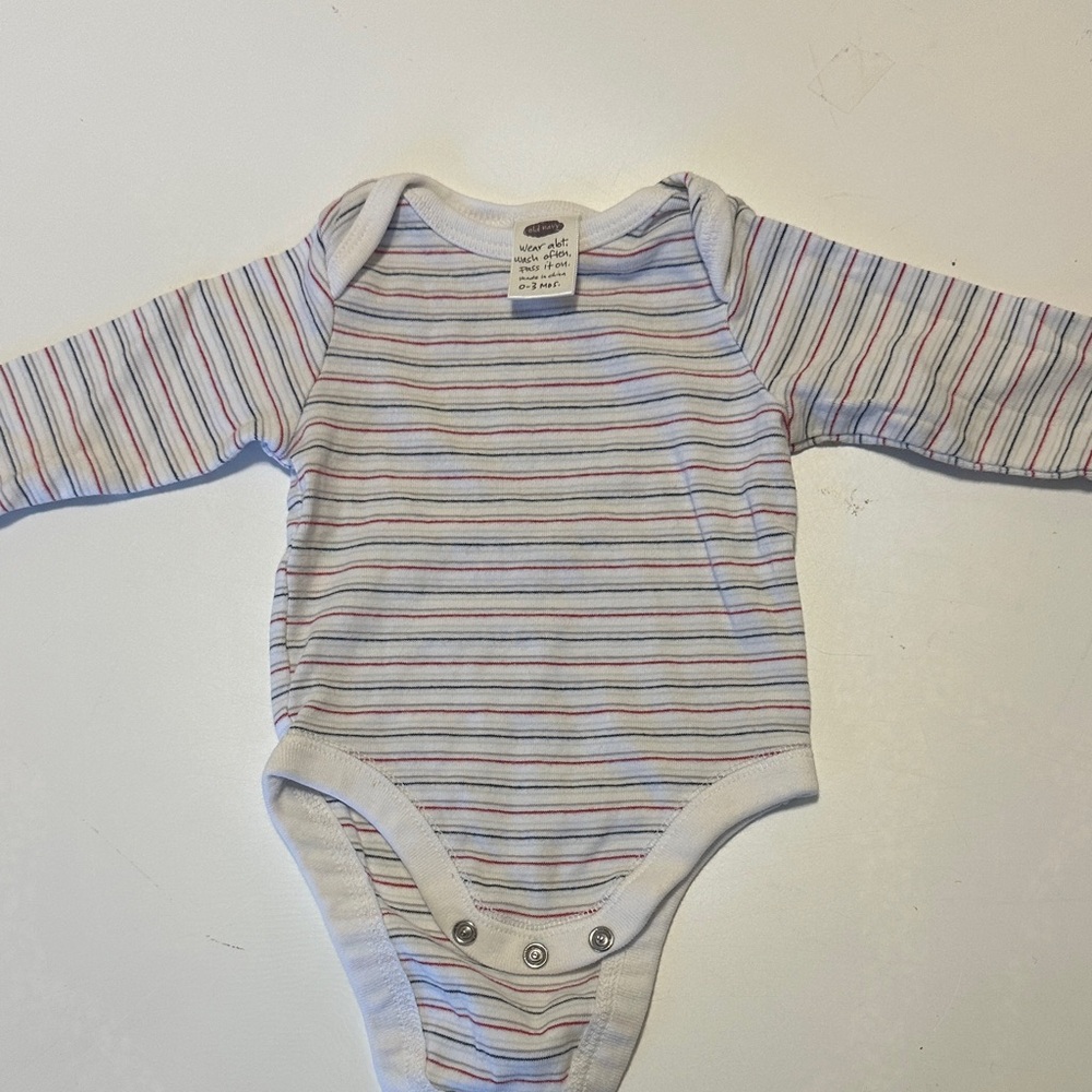 Old Navy Striped Baby Bodysuit